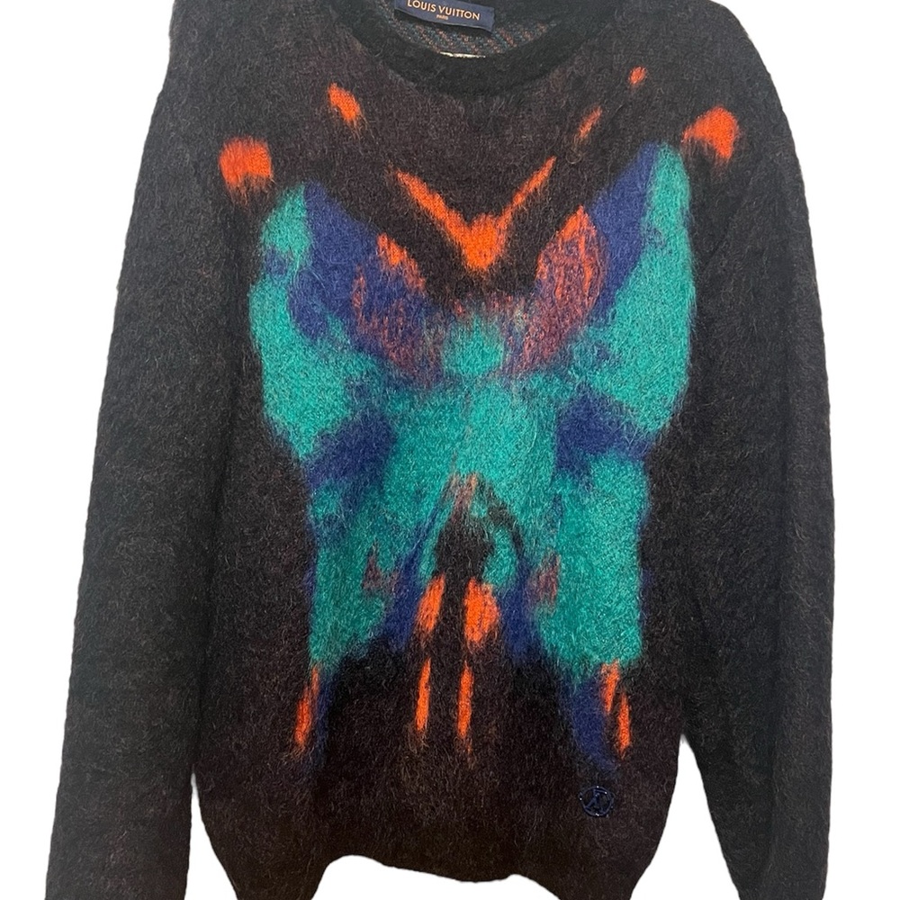 Louis Vuitton Black Crew & Scoop Necks Sweater